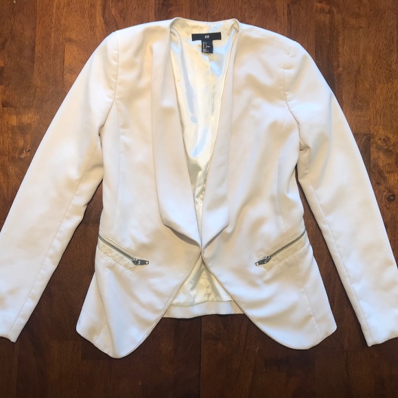 H&M Jackets & Blazers - H&M White Blazer